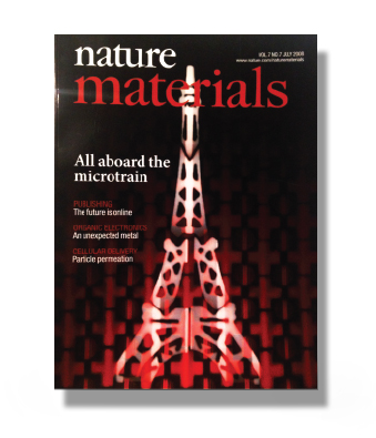 Nature materials 2008 Cover